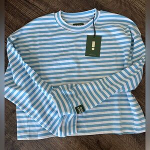 DAILY DRILLS Striped cotton long sleeve size XS/S oversized, NWT sold out online
